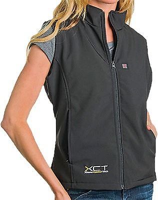 Battery powered heated womens vest blk venture