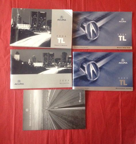2004 04 acura tl owners manual set all_car_books