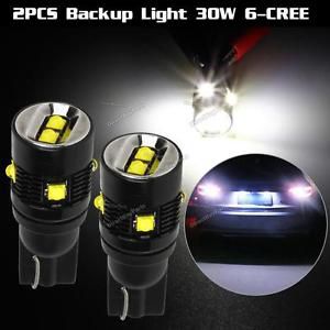 T10 194 2825 w5w white 30w high power cree xb-d backup light bulb lamp