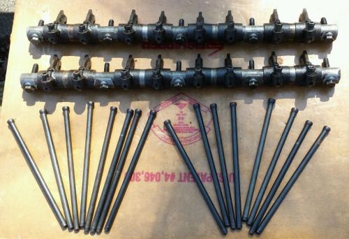 Mopar a b e f body 340 sb original adjustable rockers with hardware push rods