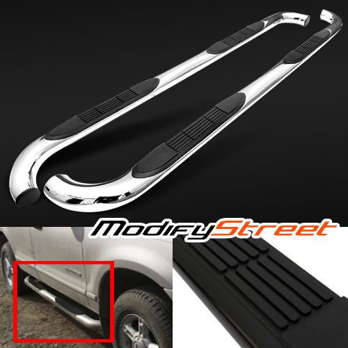 For 02-05 ford explorer 4 door 3&#034; tube stainless steel chrome side step nerf bar