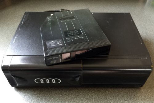 Audi oem remote cd changer with cassette, p/n 4d0 035 111 (fits a4 a6 a8 and vw)