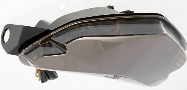 Chrome integrated led blinker taillight suzuki gsxr600/700 04-05