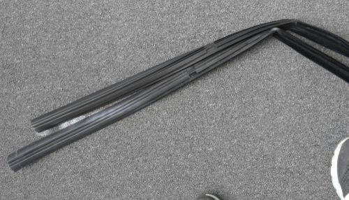 Weatherstrip run channels 1977-85 gm 2 dr cadillac chevy buick olds &amp; pontiac