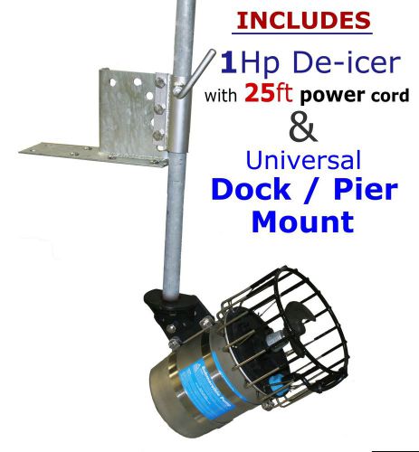 Kasco 4400 1 hp de-icer water agitator deicer for dock marina boat pond new