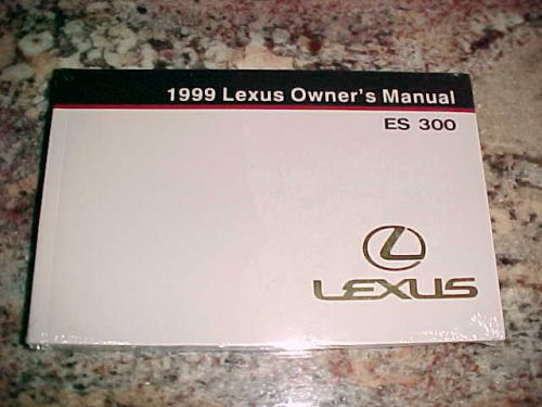 1999 lexus es 300 &#034;nos&#034; new owners manual book &amp; supplement book