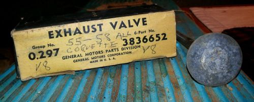 Exhaust valve corvette 1955-58