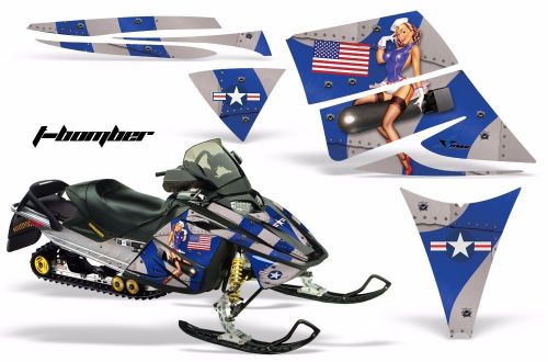 Amr racing sled wrap ski doo rev mxz 800 snowmobile graphics kit 03-09 tbomber u