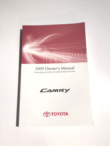 2009 toyota camry owners manual