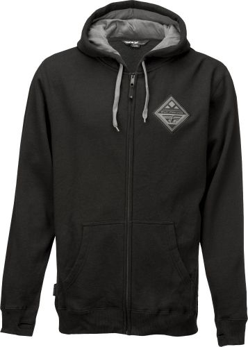 Fly racing adult patch hoodie black hoody s-2xl