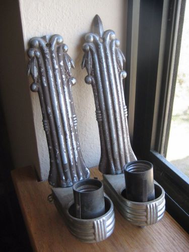 Vintage antique travel trailer sconce wall bargman lights 1940's coach camper