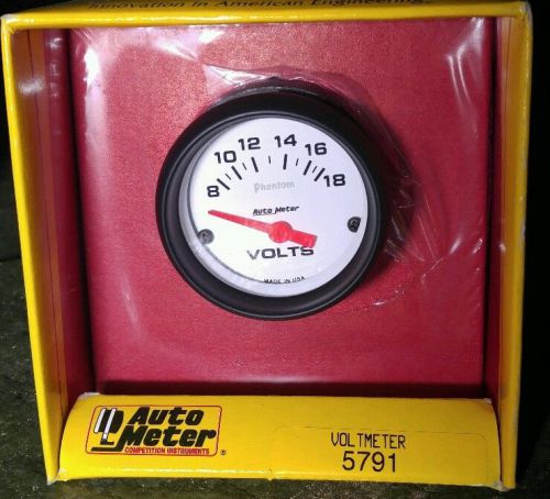 Brand new autometer phantom voltmeter 5791