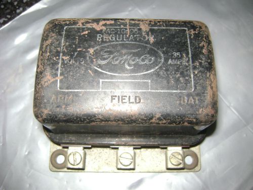 Vintage ford fomoco regulator fac-10505-a2 7v-35amp nos jeep willys