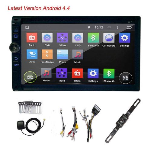 Gps navi 7" 2din hd android 1080p car dvd player stereo radio wifi bt map+camera