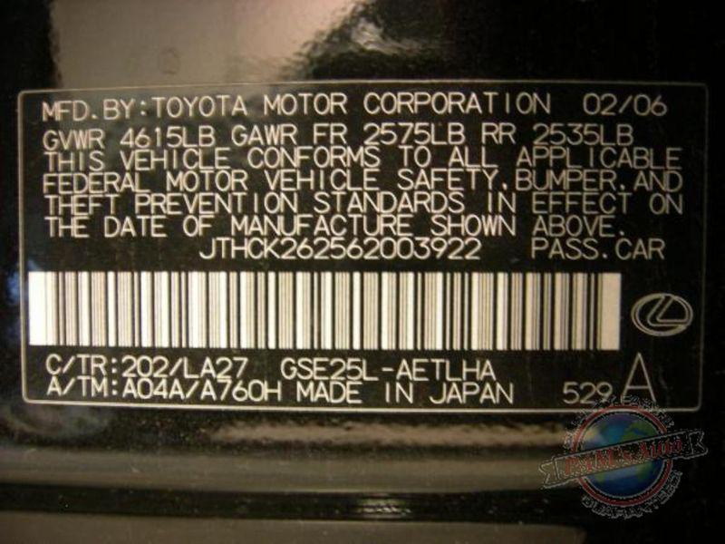 TRANSMISSION LEXUS IS250 572175 06 07 08 09 10 11 12 2.5L AT 26K WITH T-CASE, US $749.99, image 10