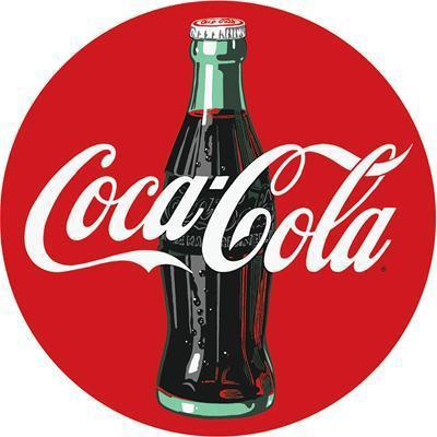 Genuine hotrod hardware sign steel round coca-cola ea