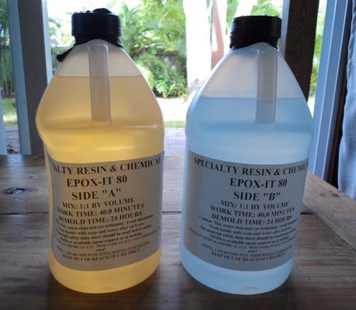 Epoxy casting resin epox-it80 side a &amp; b - new!!!