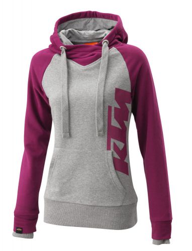New 2016 ktm womens vert hoodie  medium  gray / purple  3pw1684103