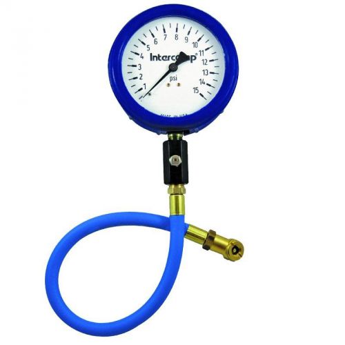 Intercomp racing 360058 4” analog glow in dark 15 psi air pressure tire gauge