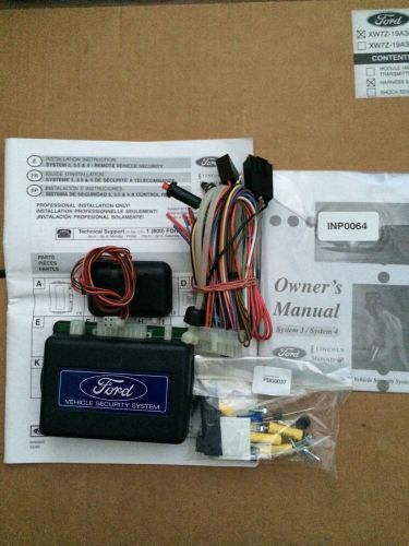 Ford lincoln mercury genuine oem remote vehicle security system 3.5