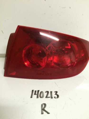 04 05 06 mazda 3  tail light sdn red type right side qtr mounted