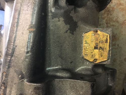 Borg warner velvet drive 10-18-002 72c 1:1 ratio boat transmission