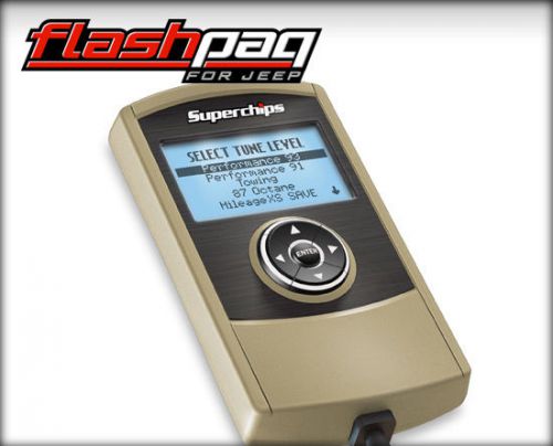 Brand new superchips flashpaq f4 handheld tuner power programmer fits jeep