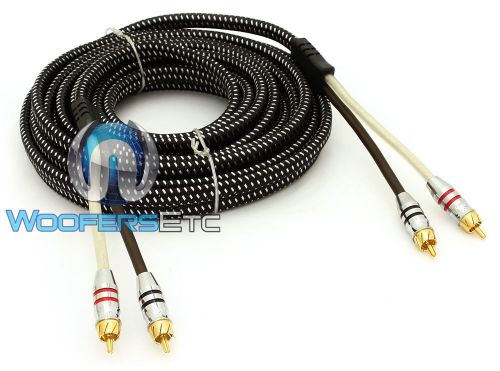 Sundown audio 25ft saz 2channel solid 100% ofc copper twisted rca amplifier wire