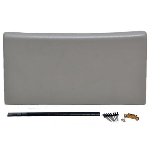 Four winns 032-1986-01 gray 14 x 7 inch vinyl plastic boat cooler storage lid