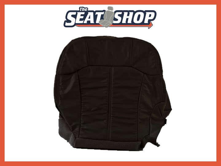 00 01 02 chevy silverado graphite leather seat cover lh bottom