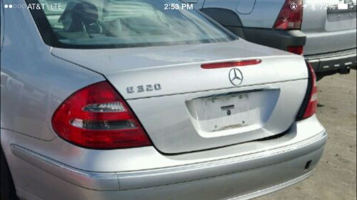 Mercedes e class oem trunk deck lid shell black