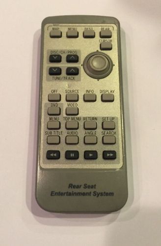 Toyota lexus rear dvd entertainment control remote  86170-60030