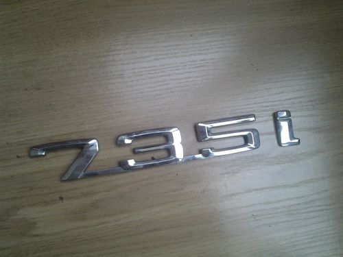 Bmw e32 735 i oem trunk badge logo emblem