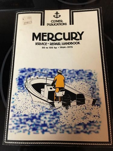 Mercury service - repair manual handbook 50-100 hp 1964-1975