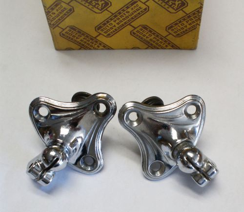 Sun visor brackets -left &amp; right fits 41 42 46 47 chevy buick pontiac oldsmobile