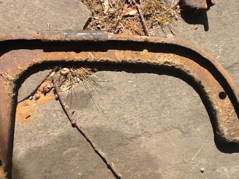 48 49 50 51 52 FORD PICKUP TRUCK FENDER BRACKETS CHANNEL RAIL BRACE (PAIR), US $31.99, image 3