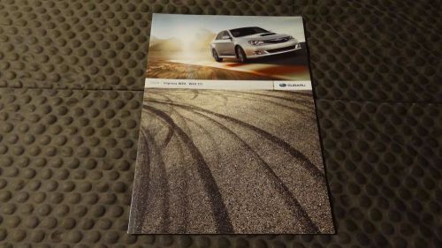 Subaru impreza brochure 2009 wrx, wrx sti