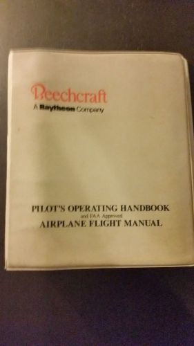 Beechcraft duchess 76 - pilot&#039;s operating handbook &amp; faa approved flight manual