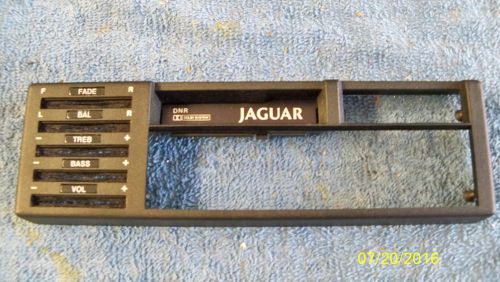 Jaguar asi radio face plate trim bezel