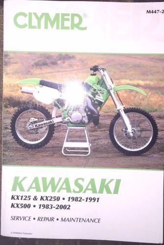 Clymer kawasaki kx125 &amp; kx250 1982-1994 kx500 1983-2002 service &amp; repair manual