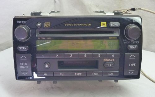 05 06 toyota camry jbl oem radio 6 cd cassette a56840 86120-aa180 gf6840