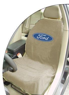 Seat armour ford seat towel cover - tan (pair)