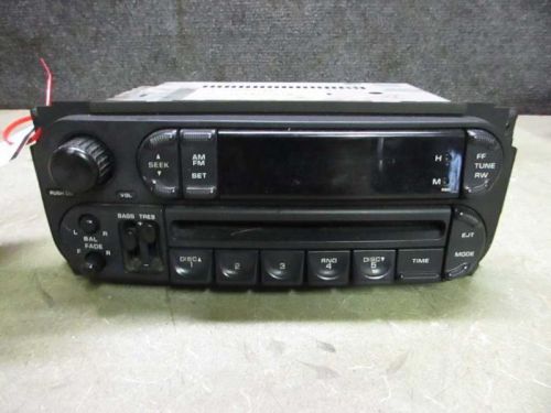 Audio equipment am-fm-cd,id rbk fits 02-07 caravan 67953