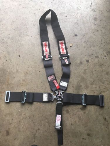 Used simpson camlock 5 point harness seat belts