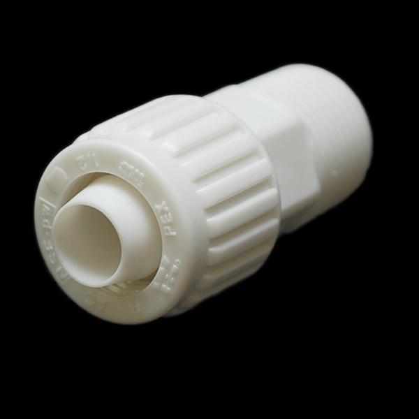 Thc flair it 6842 nas-pw 1/2 in white plastic boat fitting male adapter single