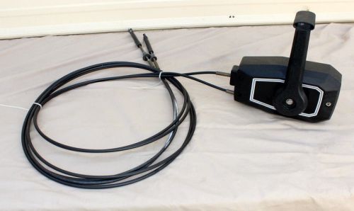 Omc johnson/evinrude side mount remote control with cables off 16&#039; boat smooth!