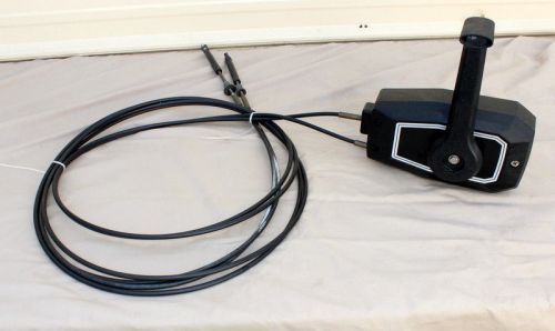 Omc johnson/evinrude side mount remote control with cables off 16' boat smooth!