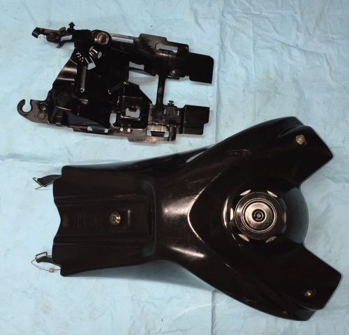 2006 honda trx450r trx 450er oem gas fuel tank heat shield petcock 06-15