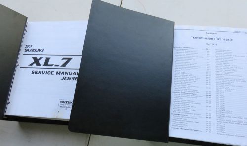 2007 suzuki xl-7 jc636 service shop repair workshop manual set factory binders