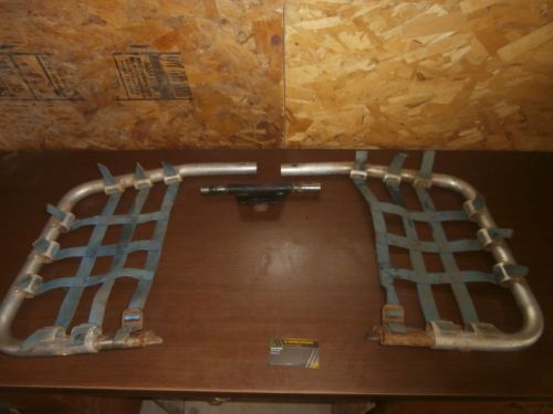 04 yamaha raptor 660 yfm660r alloy dq series nerf bar guard blue net set good